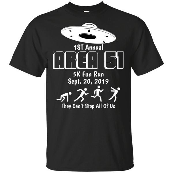 

men's area 51 5k fun run t-shirt size m-3xl vintage graphic tee shirt