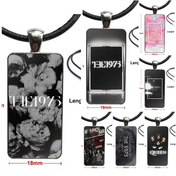 

for women the 1975 english power band fashion necklace handmade rectangle shape choker necklace jewelry multi designs, Silver