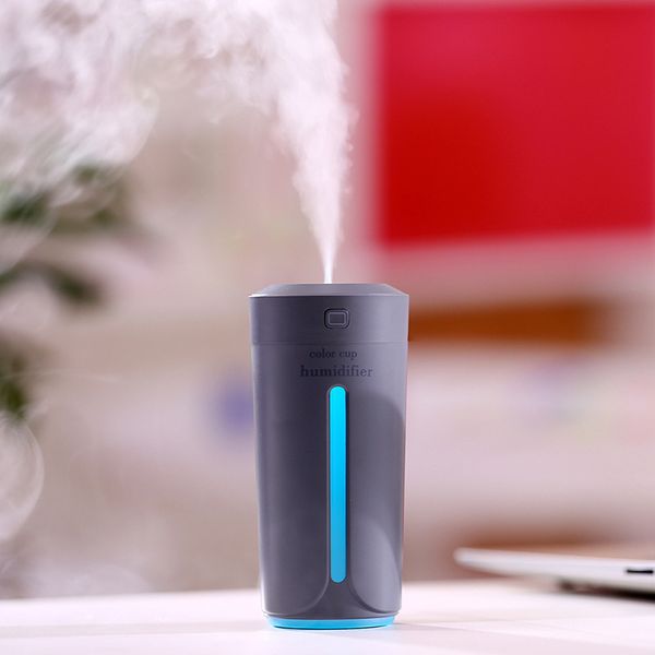 

colorful light cup humidifier creative mini car air purifier usb dazzle cup aroma diffuser cool mist maker with romantic light