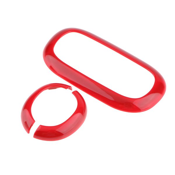 

3pcs new reading light frame trim guard for 2007-2016 jeep wrangler 4 doors red /sliver