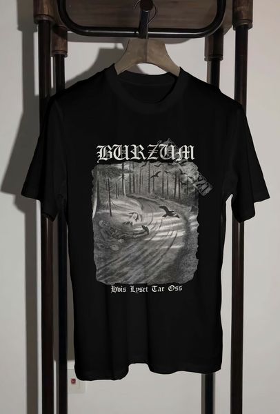 

90burzum t-shirt hvis lyset tar oss одежда unisex s до 2xl печати tee shirt мужчин с коротким рукавом верхний тройник