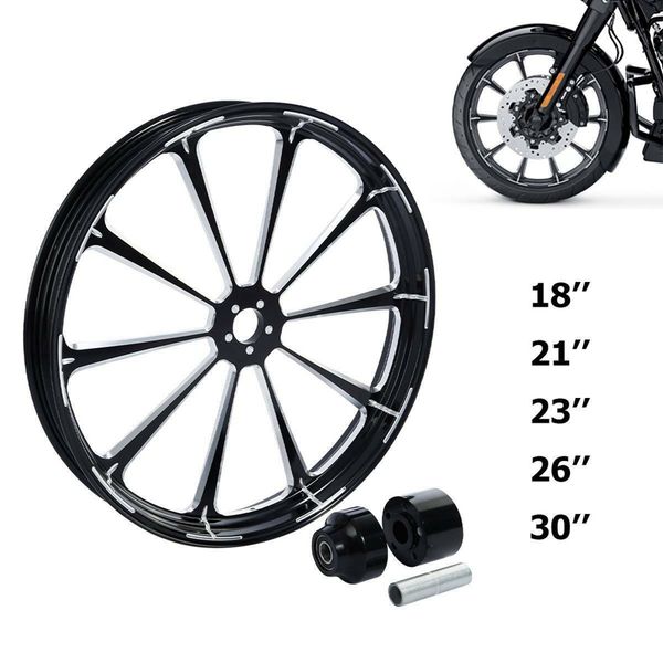 

motorcycle 18''-30'' aluminum front wheel rim hub single disc for touring 2008-2020 2020