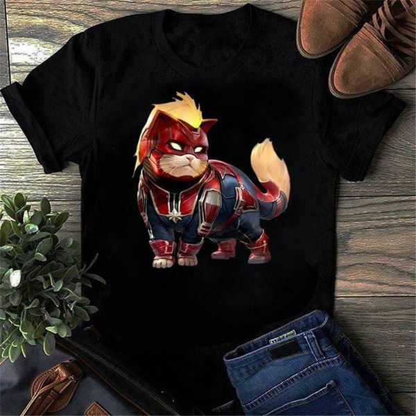 

funny goose flerken captain men black cotton t shirt s-6xl us stock wholesale tee shirt