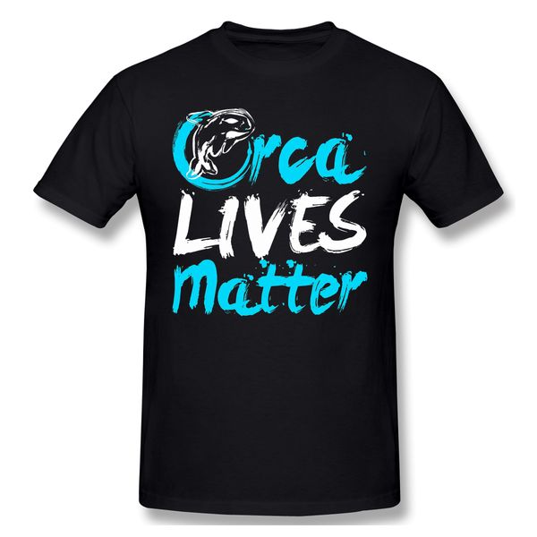 

2020 новое прибытие orca lives matter ofertas большие продажи тенниска 100% хлопка косатка orcinus косатка взрослых crewneck tshirt