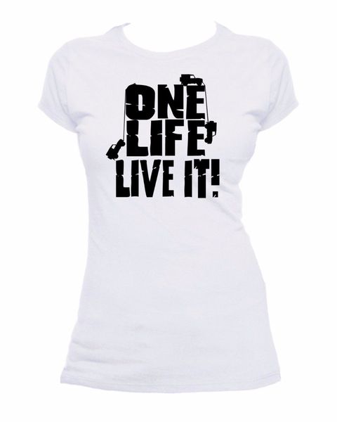 

mens t shirts fashion 2019 brand clothing tee shirt homme one life. live it. landrover. premium make t-shirt round neck teenage