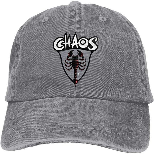 

ball caps chaos lacrosse baseball cap adjustable trucker hat, Blue;gray