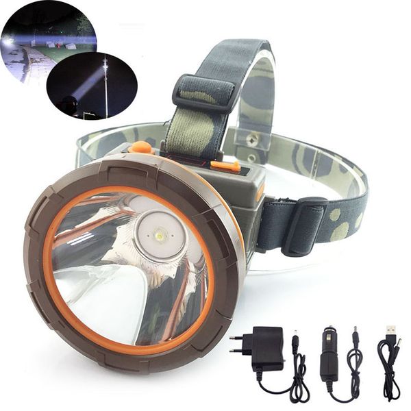 

65w headlight powerful headlamp high power rechargeable head light super bright long range fishing camping frontale headlamp
