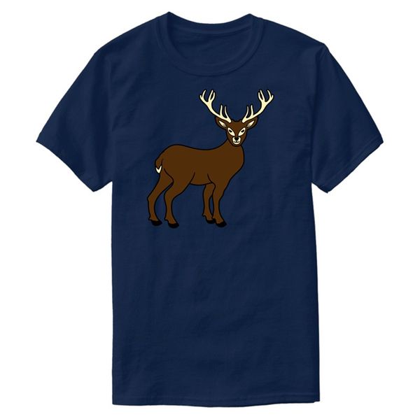 

comic standing cartoon clip art deer antler horns tshirt for men letter white comical t shirts