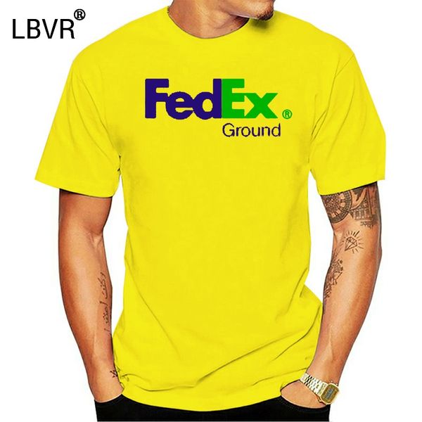 

fedex ground t-shirt men fashion crew neck short sleeves cotton clothing black women tshirt