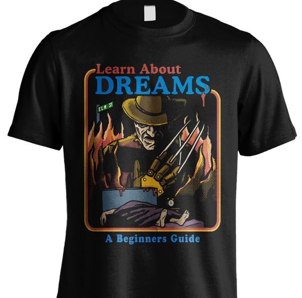 

freddy krueger nightmare on elm street dreams official tee t shirt mens new 2020 fashion mens t shirts