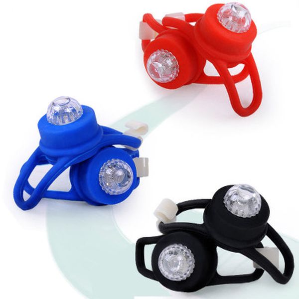 

bicycle lights silicone lights led flashing ring safety warning colorful tail bicycle accessories