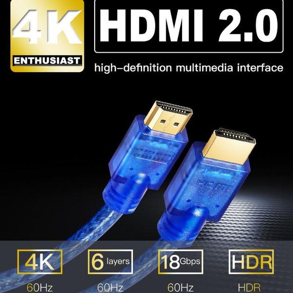 

lungfish hdmi cable 4k 3d hdmi 2.0 cable 3m 5m 10m support arc hdr 4k 60hz ultra hd for splitter switch ps4 tv box projector