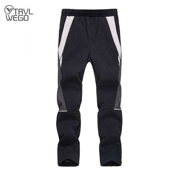 

outdoor pants trvlwego motorcycle men fleece reflective trousers keep warm thermal elastic hiking running bikeing, Black;green
