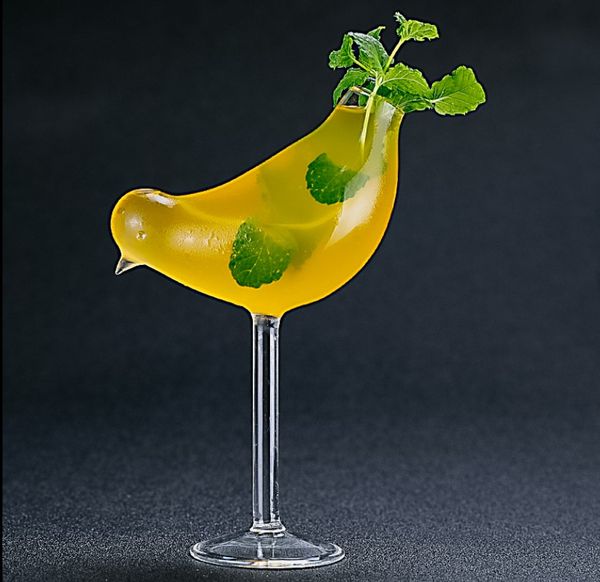 

2 pcs/set bird shape drinking glasses cocktail beer red wine glass cup goblet tumblers water bottle drinkware