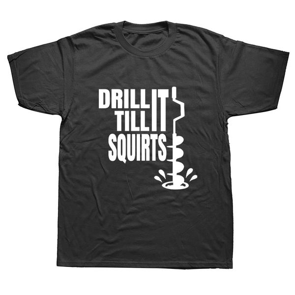 

novelty ice fishinger fisherman t-shirt mens short sleeves oversized streetwear hip hop printed t shirts tees