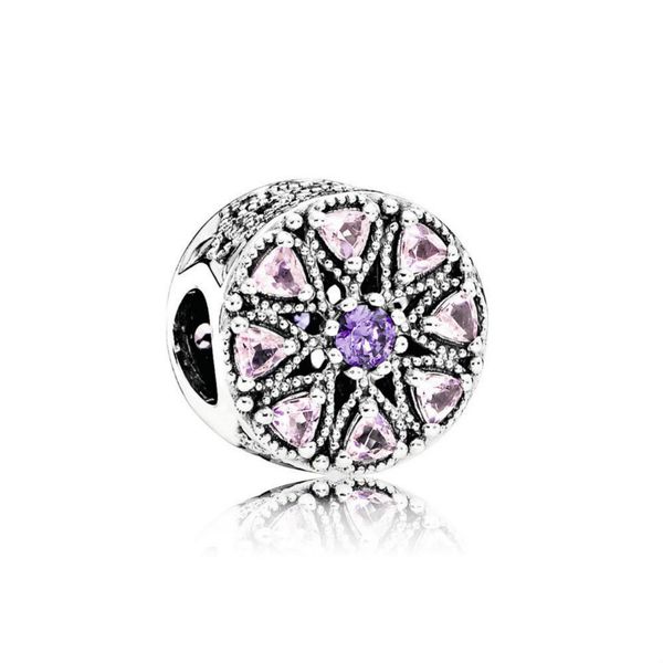 

new 100% 925 sterling silver 1:1 authentic 791974nprmx shimmering medallion charm bracelet original women jewelry, Black