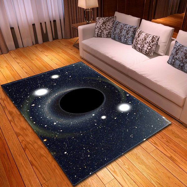 

carpets 3d universe black hole series print carpet baby crawl mat kids room area rug soft flannel home decor for living
