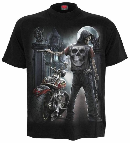 

spiral direct dark rider t-shirtreaperbikerskulldark wearbikerockee
