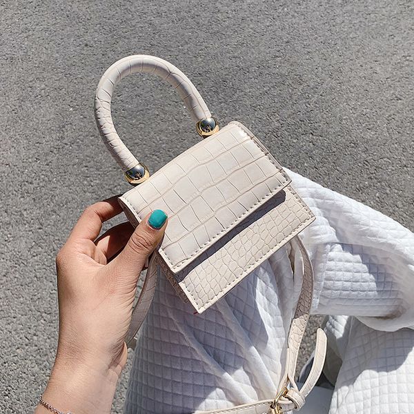 

super mini pu leather crossbody bags for women 2020 stone pattern shoulder handbags female travel totes lady lipstick bag