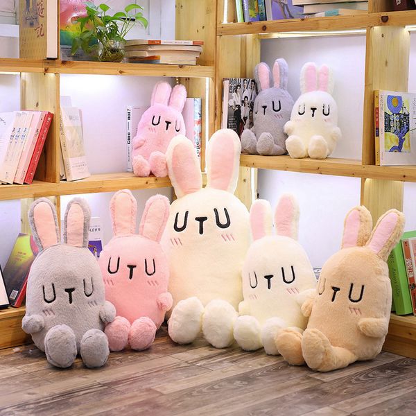 

uu rabbit plush toys sleep expression pillow super-soft rabbit dolls christmas birthday gifts stuffed toy for childmx190925