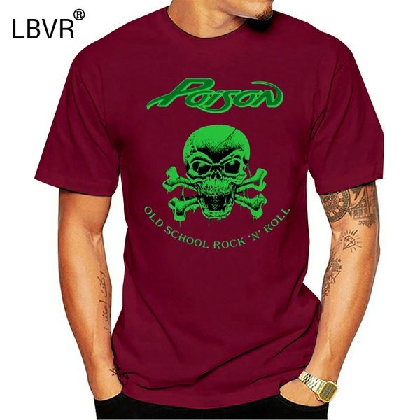

poison old school rock and roll music t shirt