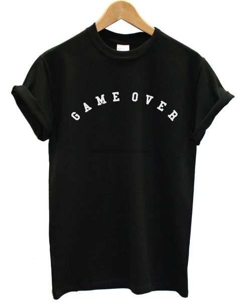 

game over t shirt top смешной закончены времена up tumblr hipster indie grunge магазин лето menfashion teecomfortable тенниска