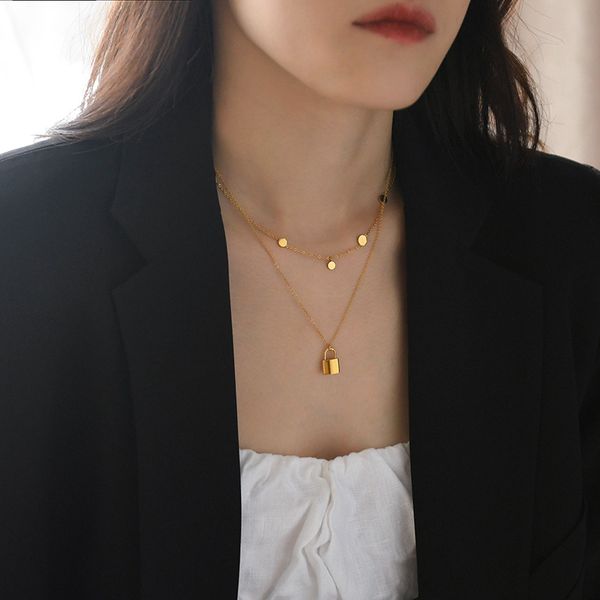 

chains simple basic small round clavicle chain choker with exquisite necklace, Silver
