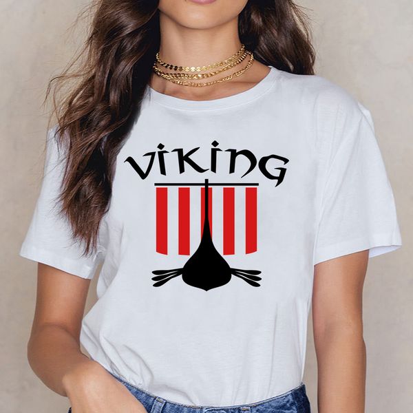 

топы t shirt женщины viking женщины fit пользовательские надписи женской рубашки