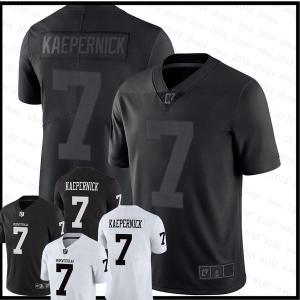 

colin kaepernick icon jersey 2.0 true to 7 jersey all black football jerseys i am with kap men, Black;red
