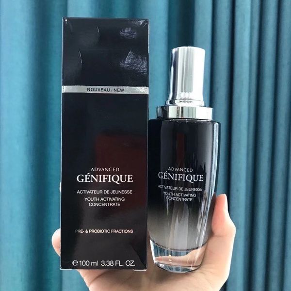 

advanced genifique youth activating concentrate facial serum makeup base serum 100ml with flower on the cap