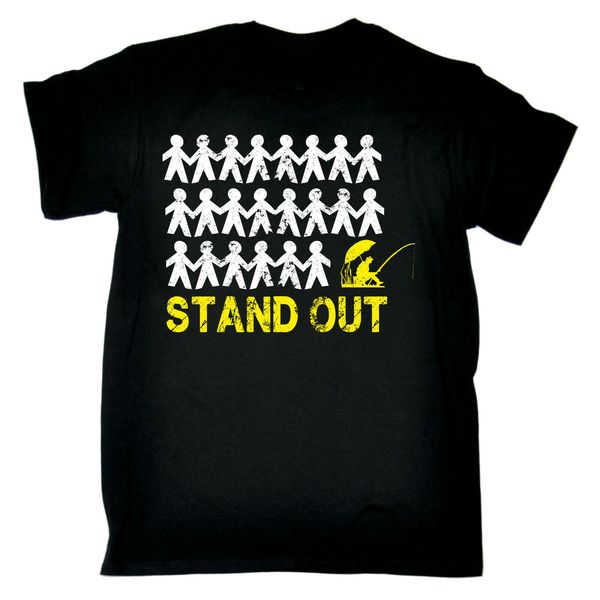 

рыбалка tee выделиться рыбак рыба стержень барабаны смешного дня рождения тройник подарки t-shirt