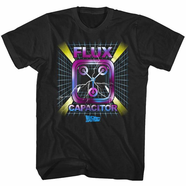 

official back to the future flux capacitor men's t-shirt cotton tee shirt