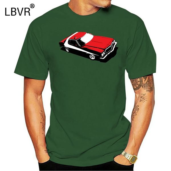 

gran torino retro car t-shirt inspired by 70s tv show starsky and hutch