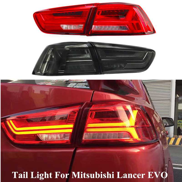 

1 set/4 pieces led tail light for mitsubishi lancer evox 2005-2020 tail lamp rear brake lamp warning light car accessories