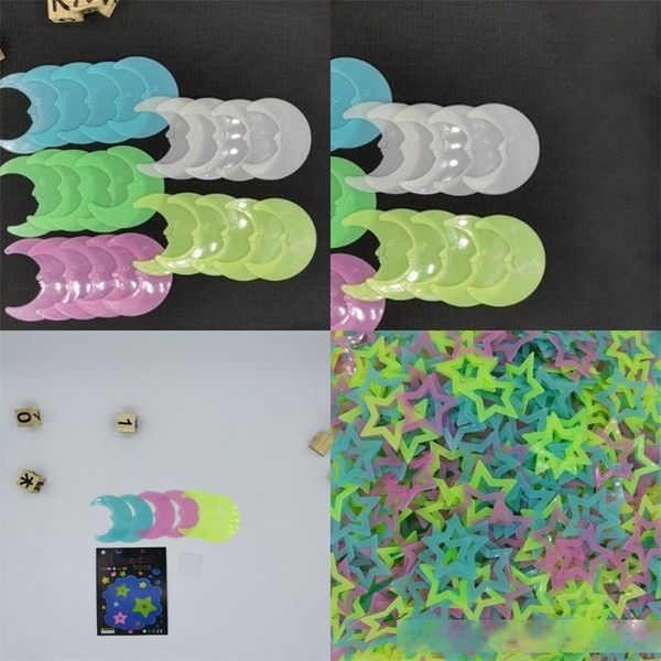 

8cm luminous fluorescent wall stickers plastic self adhesive sticker glow in the dark good looking wall decor 1 3yya e2