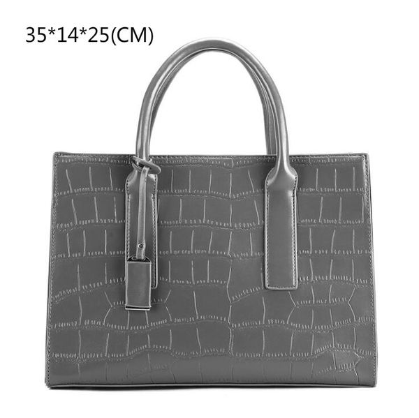 

High Quality Women Handbag Alligator Totes Large Capacity Dress Lady Bag Temperament Business Trip Bag