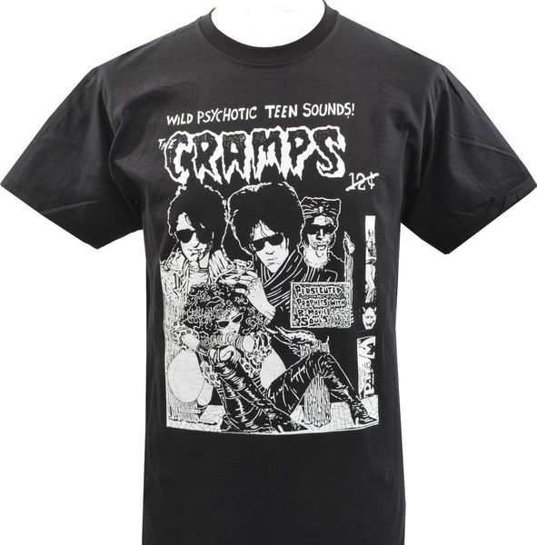 

хлопок tee рубашки для мужчин mens t shirt the cramps psychobilly гараж b ужастик gig poster lux s 5xl