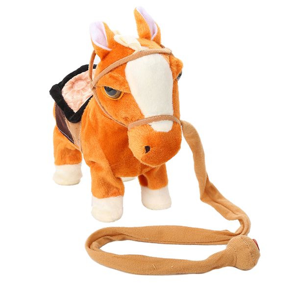 

plush walking horse realistic pony with horse sound and music xmas gift for kids