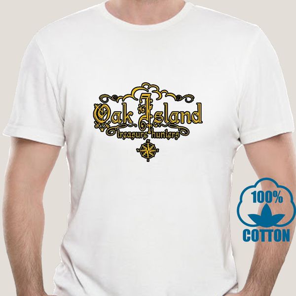 

2604a oak island treasure hunters - cotton t-shirt tee shirt