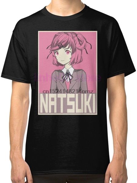 

natsuki плакат - doki doki литература клуб мужчины черная футболка тис одежда