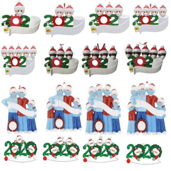 

factory price x personalized christmas ornaments 2020 quarantine ornaments christmas tree decoration delivery within 72 hours better