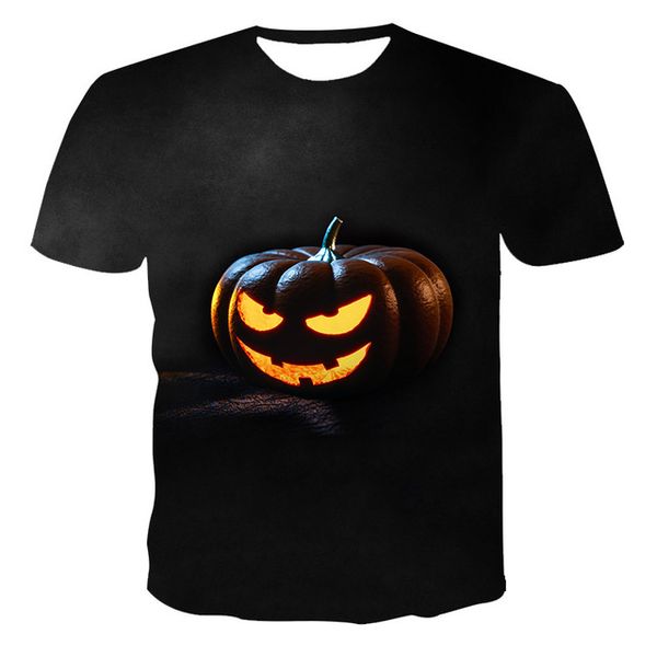 

summer new creativity pumpkin print the 3d print shirts anime anime graphic men clothing