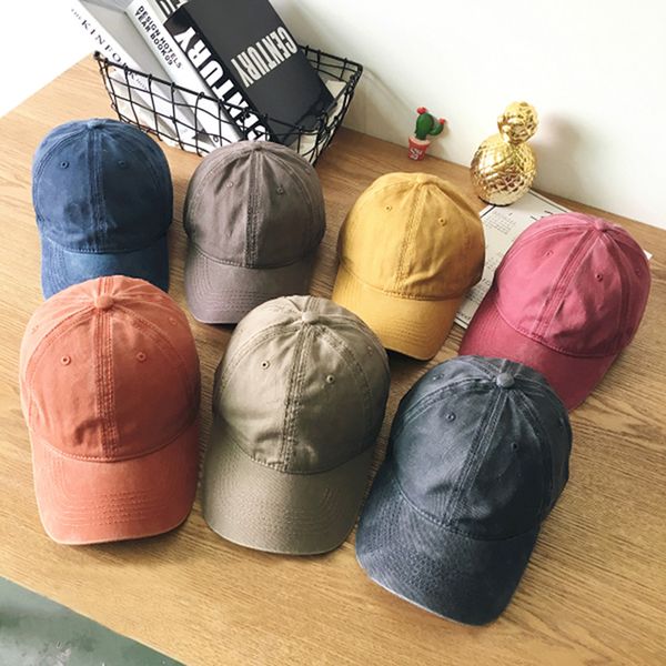 

ms. solid color baseball caps leisure simple outdoor cowboy hats hip-hop student hat literary personality cap ing, Blue;gray