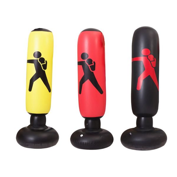 

sand bag fitness inflatable punching stress punch tower fight exercise speed stand