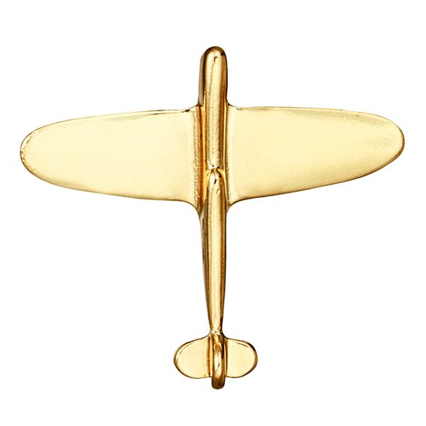 

retro alloy small plane collar pin hats bag brooch clothing lapel pin, Gray