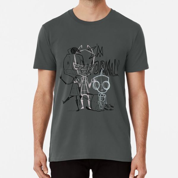 

i'm normal t shirt invaderzim zim gir invader zim sketch