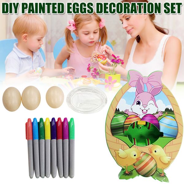 

easter decorations egg dye kit coloring dying decorator art machine basket stuffers diy craft with 8 markers 3 egg/ball