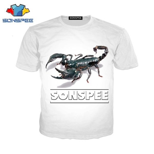 

insect scorpion toxin 3d print shirts humor plus size plus size men clothing