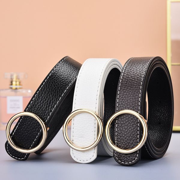 

belts single ins waistband korean version wild snap female students personality pant faux leather women neutral/for both men and, Black;brown