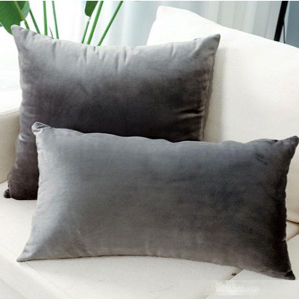 

45*45cm modern style solid color velvet dutch velvet pillowcase can be customized home office pillow cushion cover